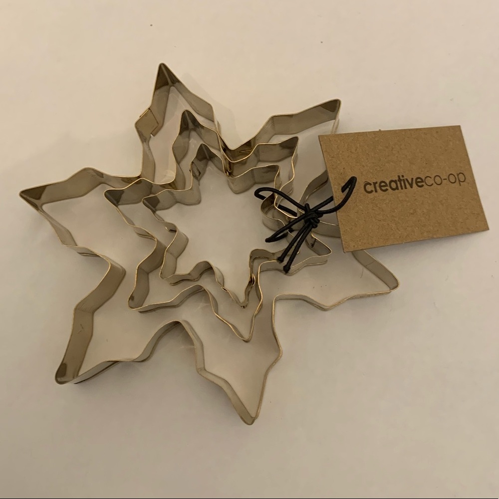 NEW Set of 3 Star Cookie Cutters